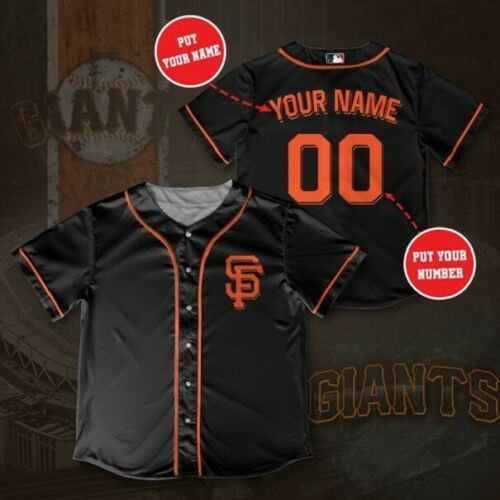 [Custom Name] San Francisco Giants All Over Print Baseball Jersey For Fans