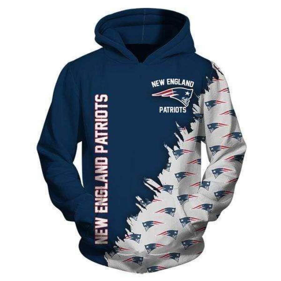 New England Patriots Hoodie 3D Style911 All Over Printed