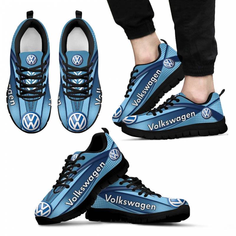 3D Printed Volkswagen NTA Sneakers Ver 3 For Men & Women (Light Blue)