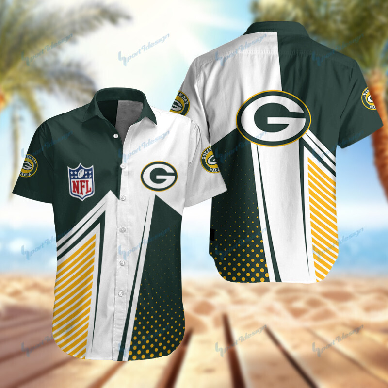 Green Bay Packers Button Shirt Bg966