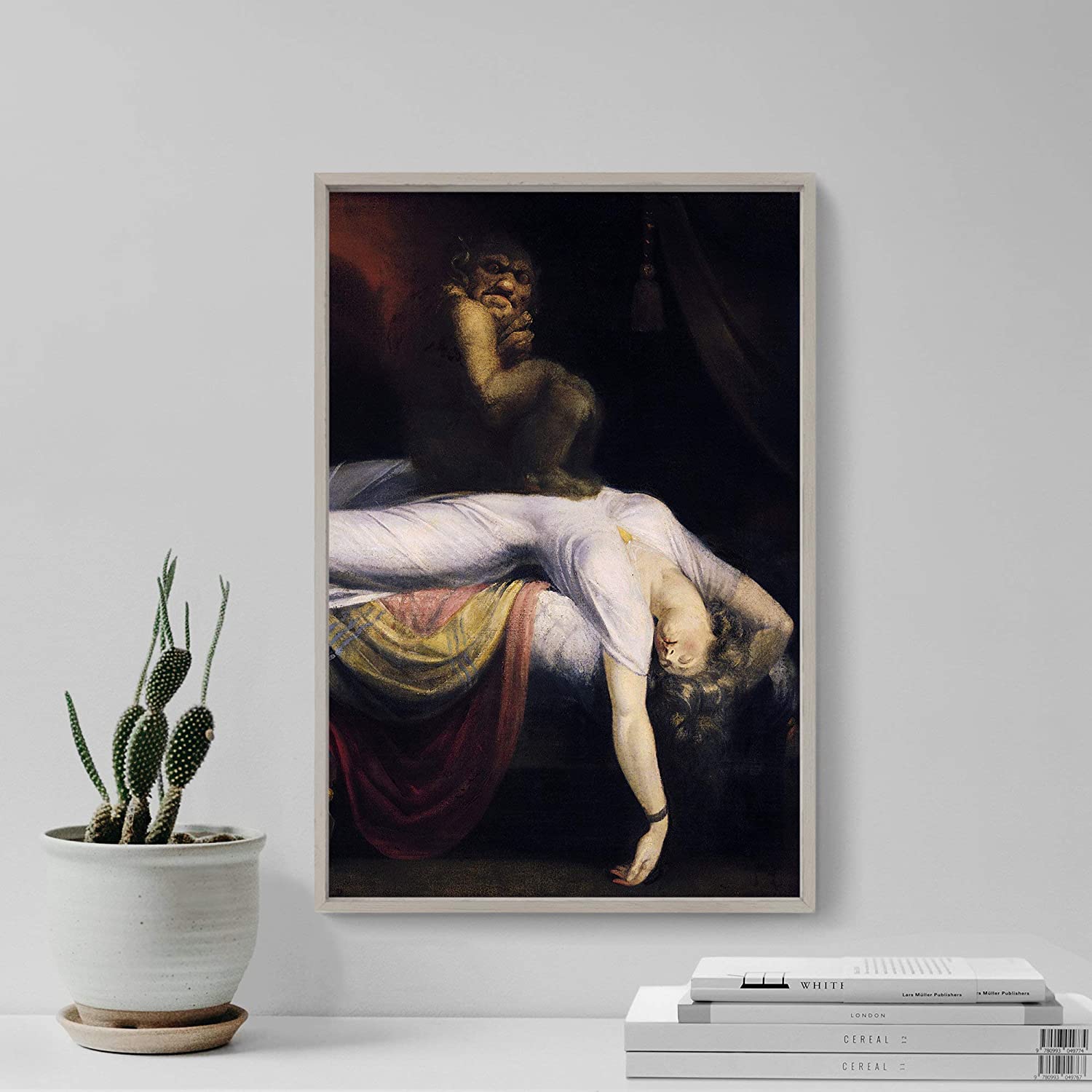 Art Decor For Bedroom John Henry Fuseli The Nightmare 1781 Classic Painting Photo Poster Print Art Gift Wall Home Decor Thomas Burke Demon Sleep Paralysis