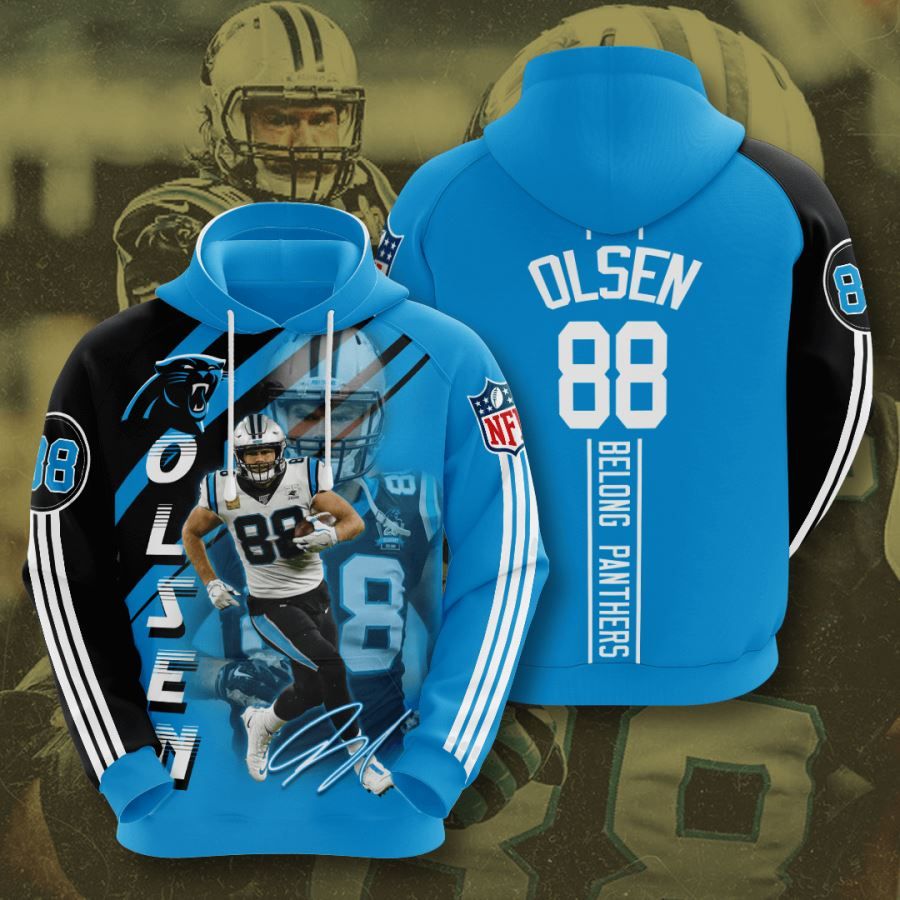 Carolina Panthers No299 Custom Hoodie 3D