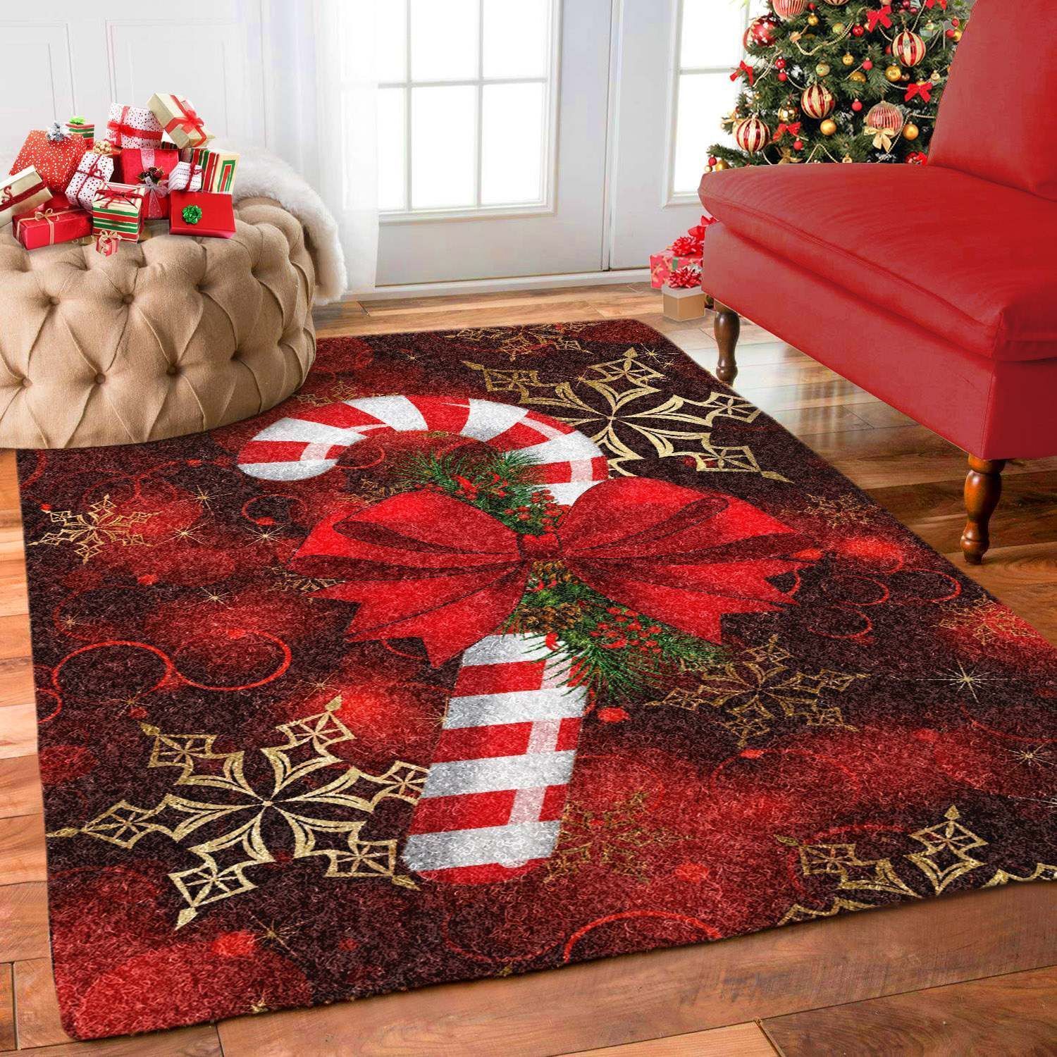 Candy Cane Rug