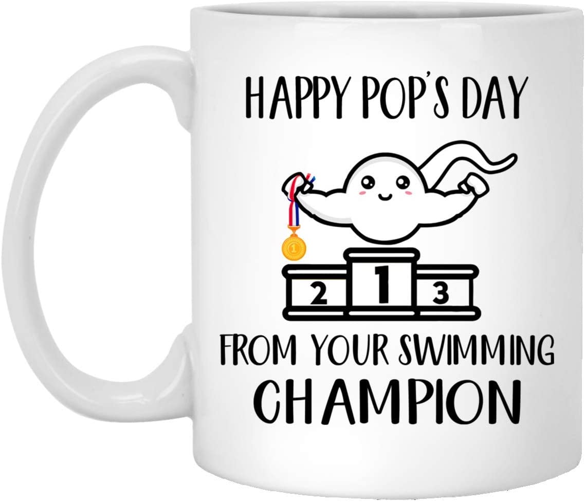 Happy Pop’S Day From Your Swimming Champion Sperm Mug – Father’S Day Gift 11Oz