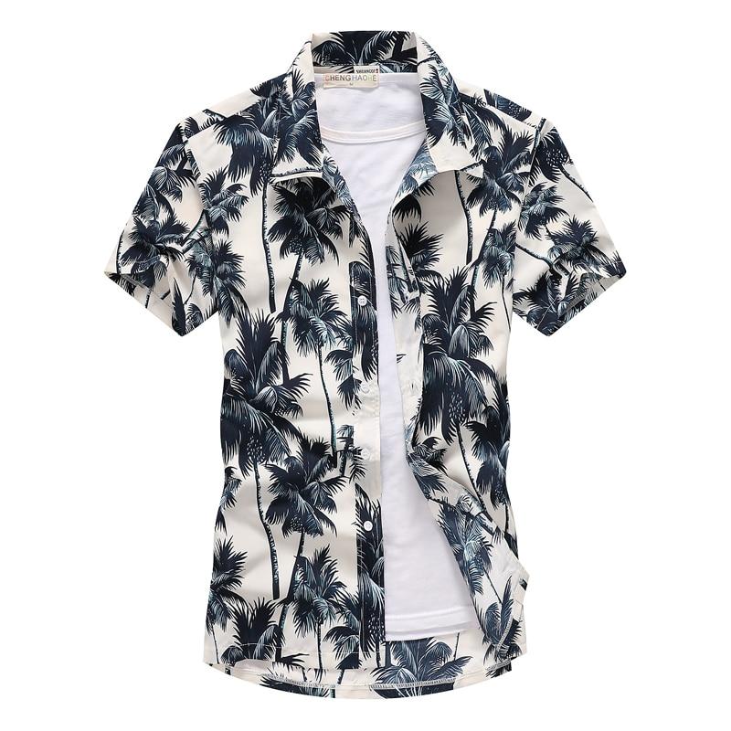 Fashion Mens Short Sleeve Hawaii Shirt Ha99719