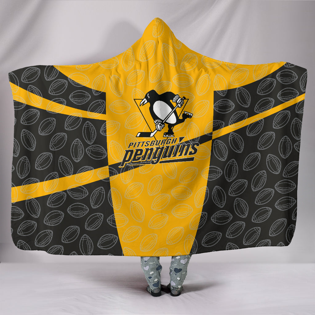 Pittsburgh Penguins Gift For Fan 3D Full Printing Hooded Blanket 6135