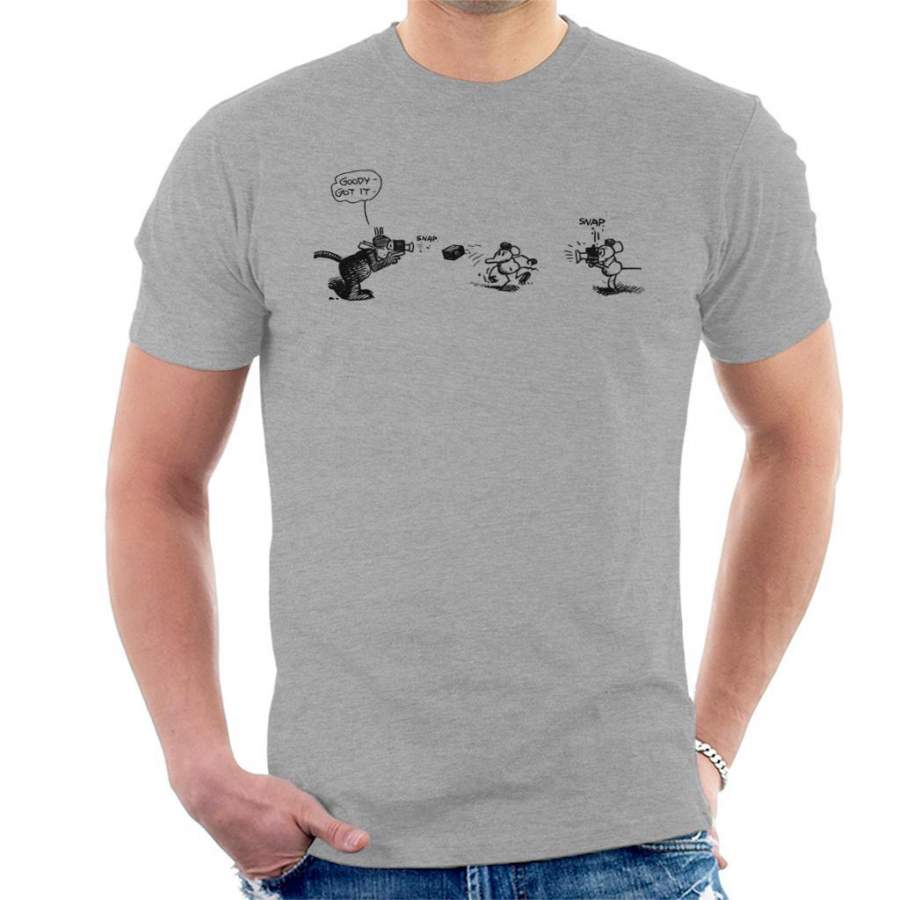 Krazy Kat Brick Throw Photo Men’s T-Shirt