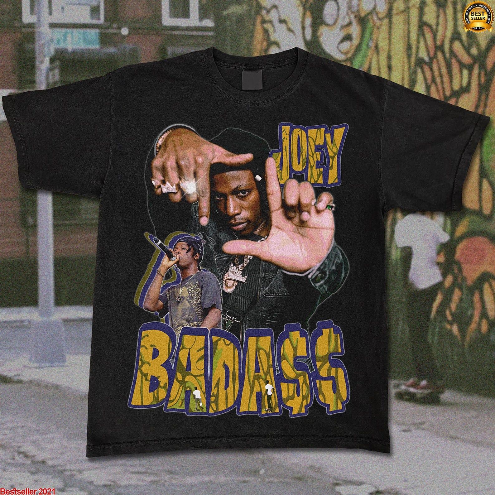 Vtg Style Pro Era Joey Badass Rap Rapper  T-Shirt