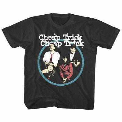 Cheap Trick Rock Band  T Shirt Circle Vintage Album  Girl Baby  Top 5036