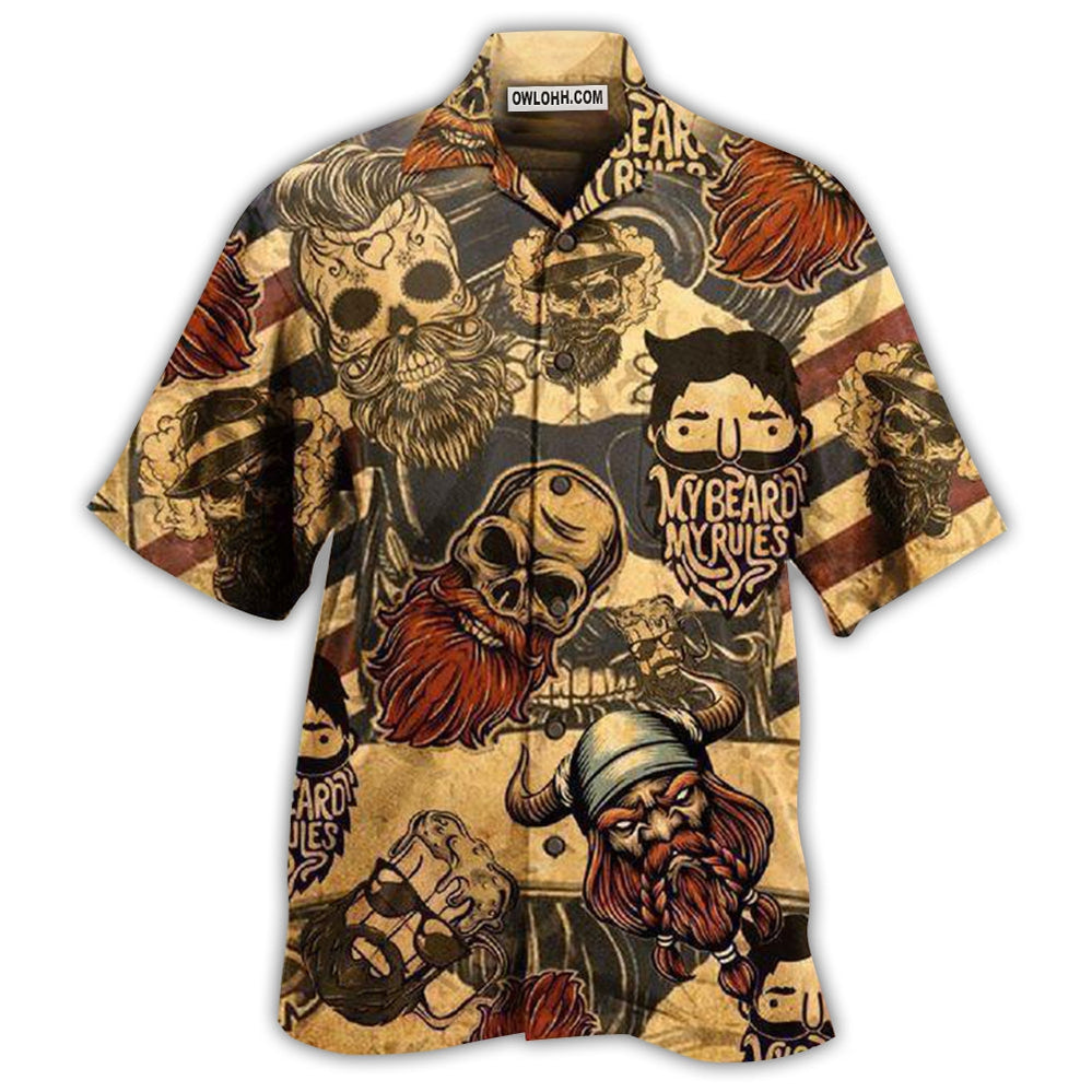 Viking Warrior Life Style – Hawaiian Shirt  – Owl Ohh