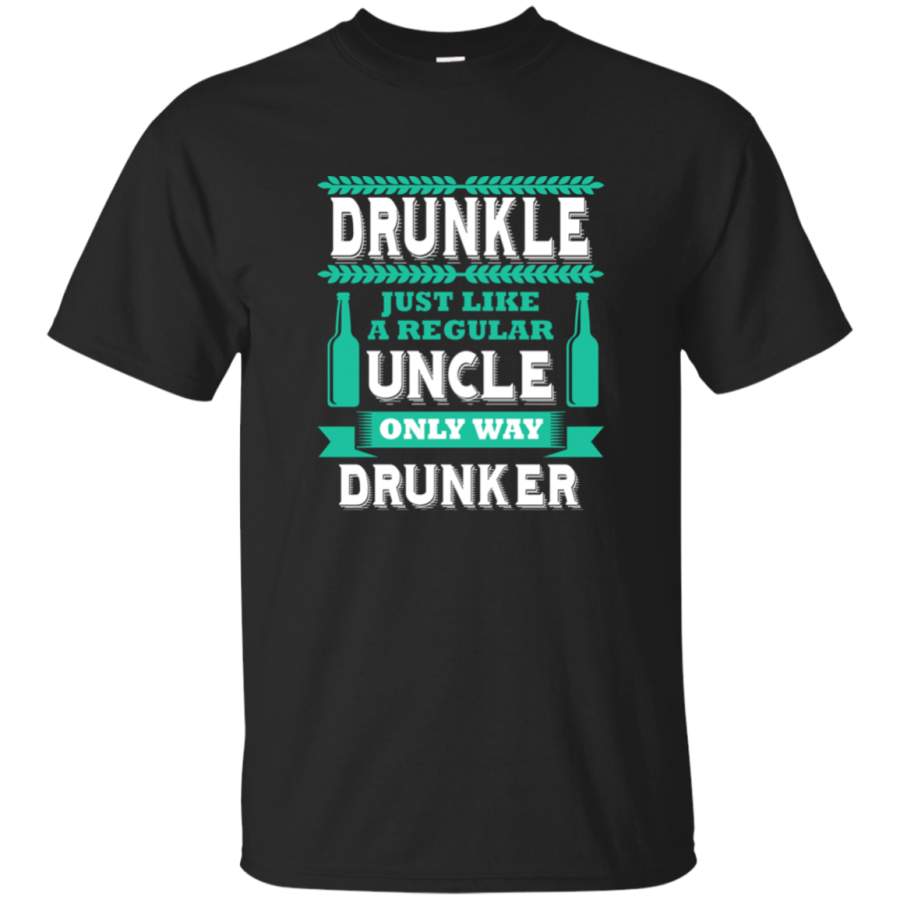 AGR Drunkle Funny Drunk Uncle Definition Gag Gift Men Youth T-Shirt