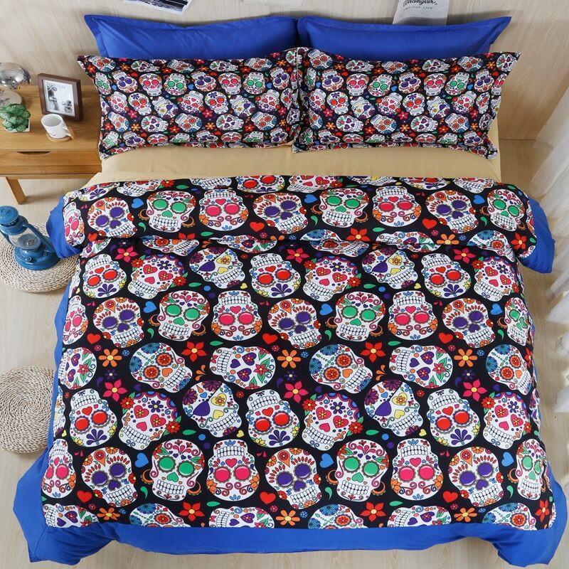 Sugar Skull 2 3D Customized Duvet Cover Bedding Sets