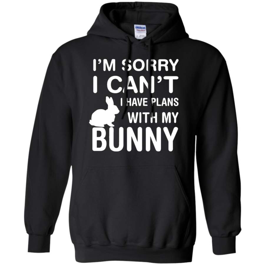 Sorry I Can’t I Have Plans With My Bunny Pet Lover Pullover Hoodie – Teeever.com