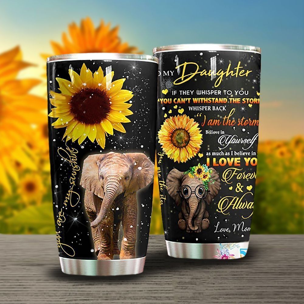 You Are My Sunshine Elephant Black GS-CL-ML2403 Tumbler