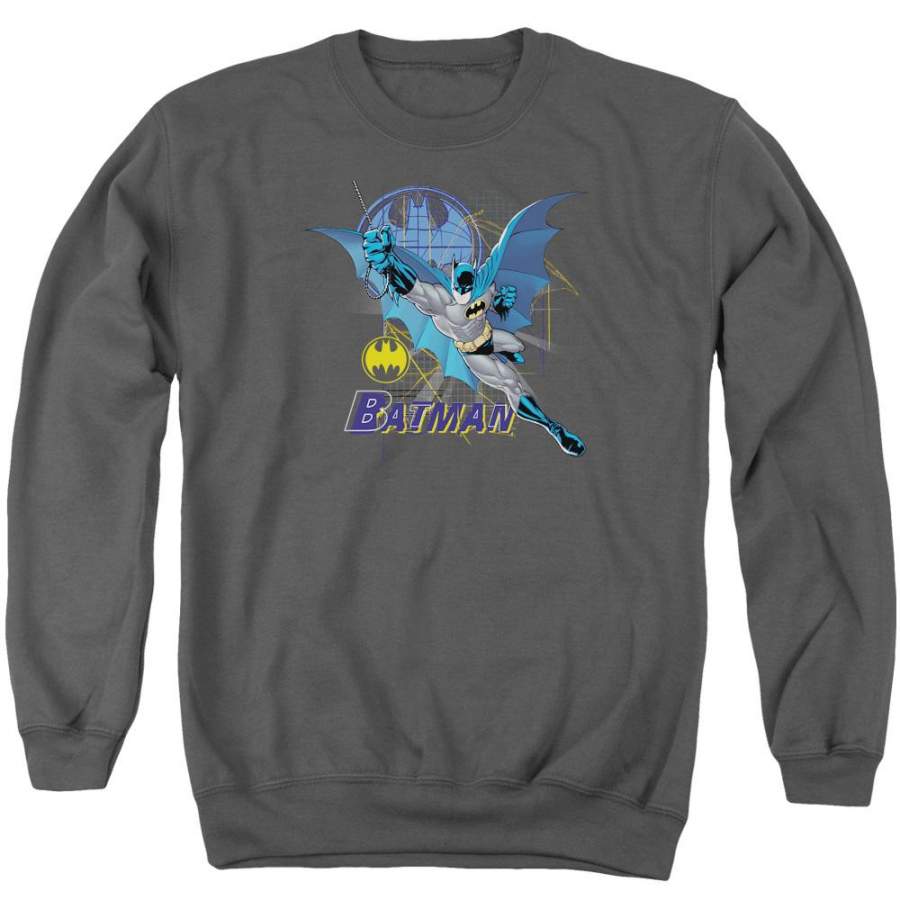 Batman – Cape Outstretched Adult Crewneck Sweatshirt