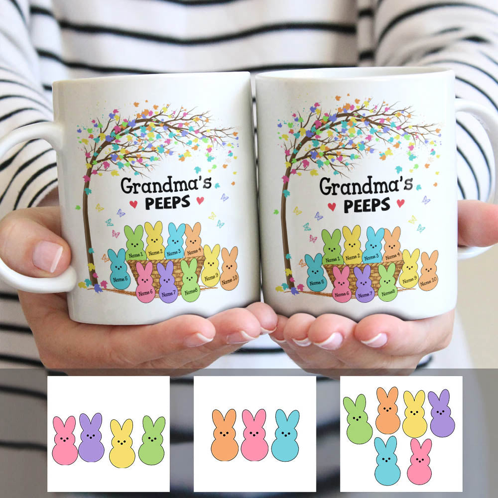 Personalized Grandma Bunny Easter Mug MR15 73O58