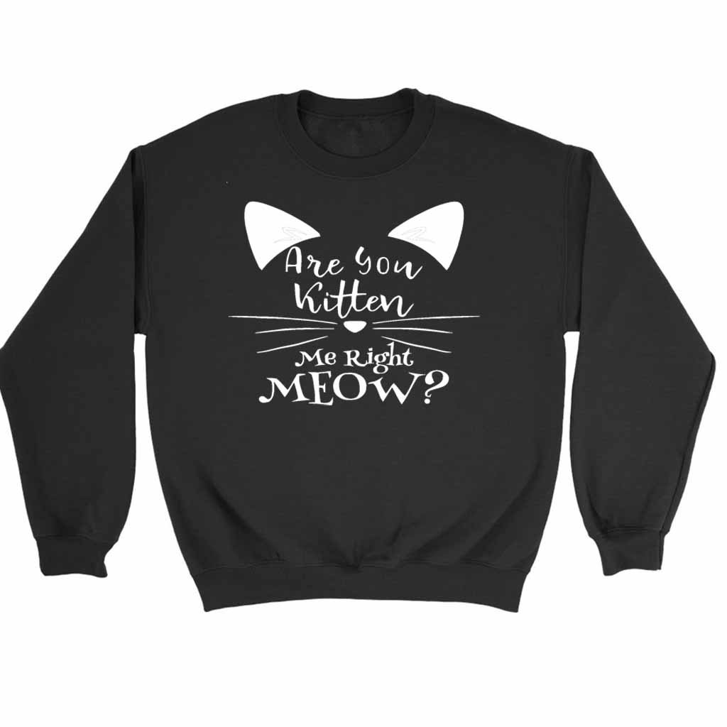 Are You Kitten Me Right Meow Loves Sweatshirt Sweater