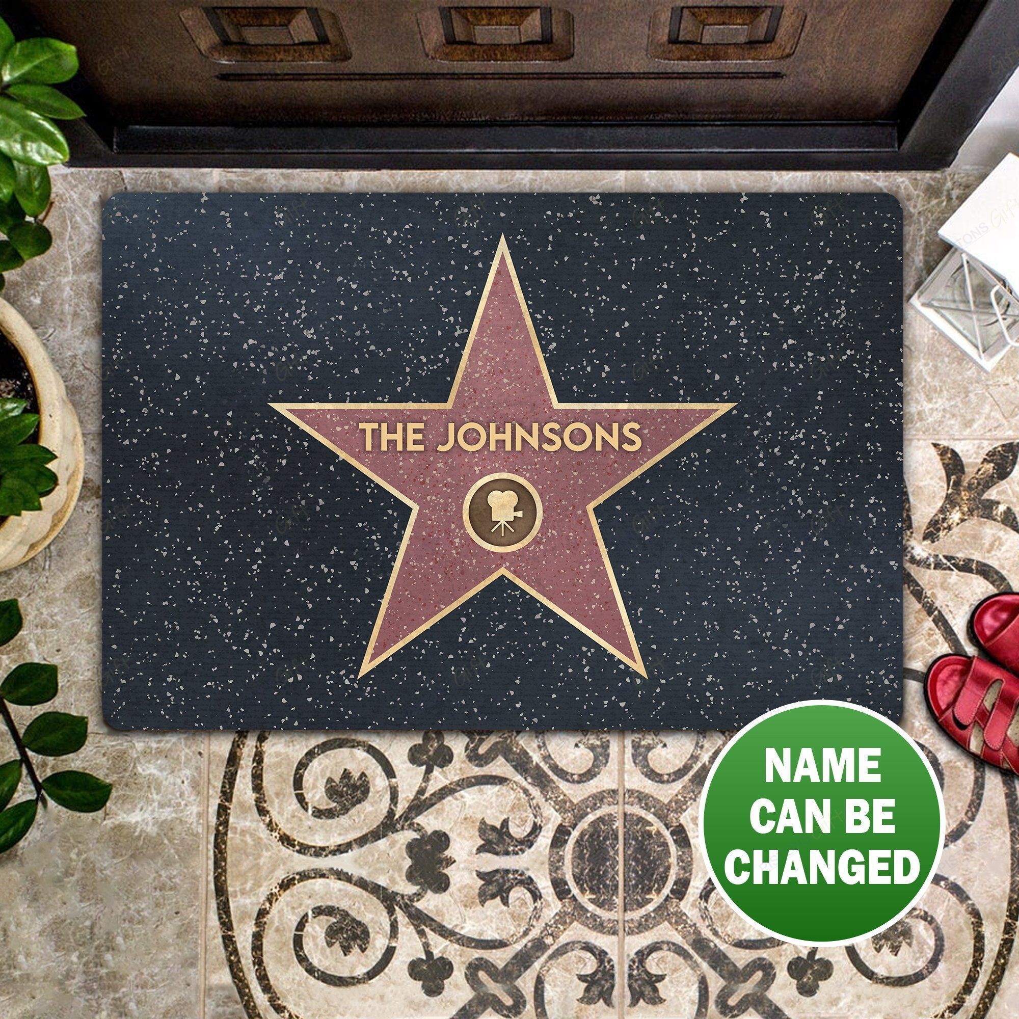 Star All Over Printing Doormat