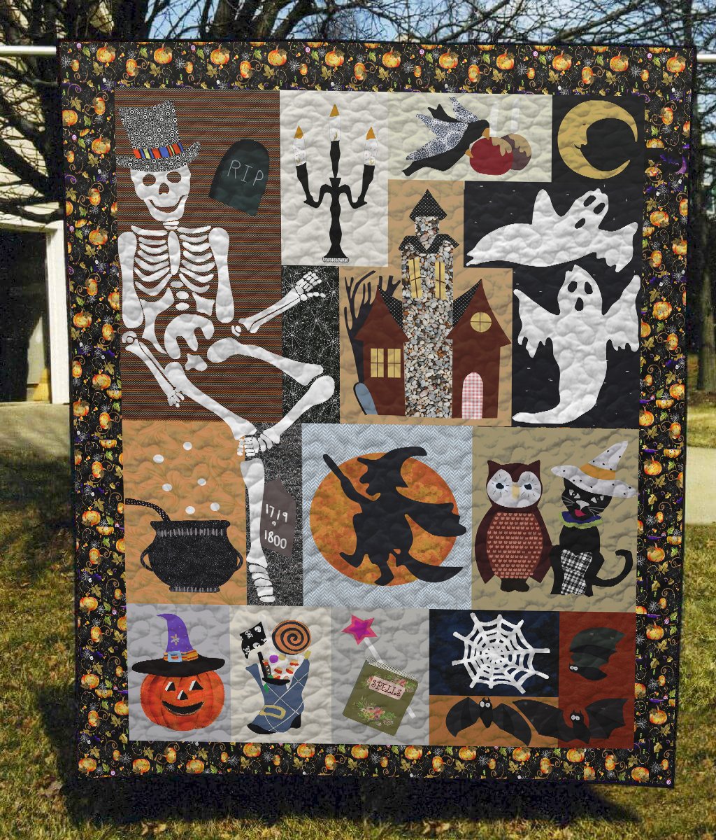 Family Halloween – Quilt Blanket