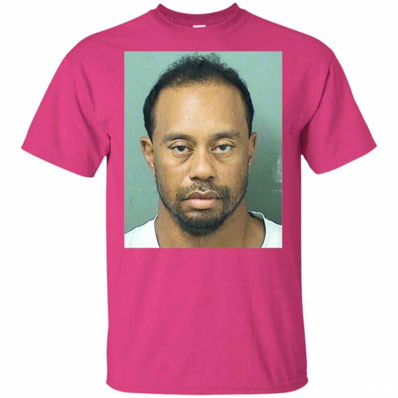 Tiger Woods Mugshot Youth Kids T-Shirt