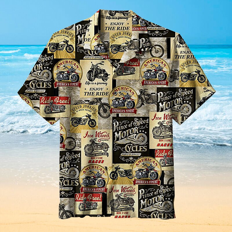 Motorcycle Hawaii Shirt Unisex Adult Ha104287