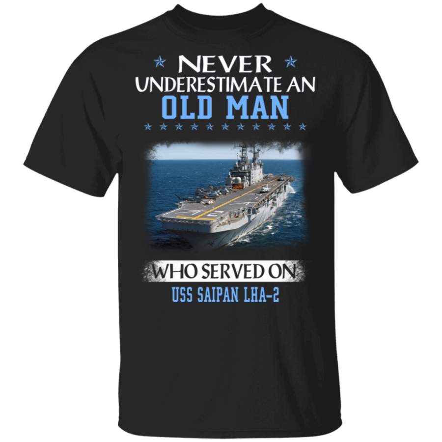 USS Saipan LHA-2 Veterans Day Christmas Gift T-Shirt