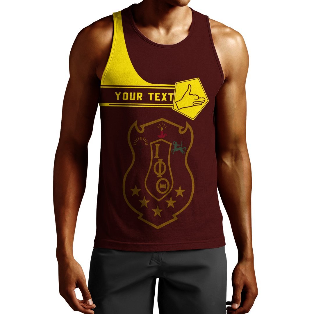 Masonstars Tank Top – Personalised Iota Phi Theta Tank Top – Simple Style J8