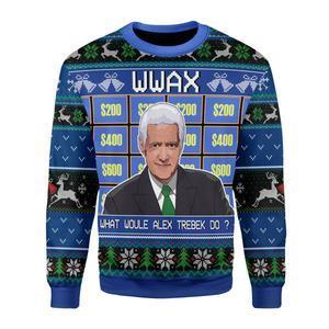 Alex Trebek Ugly Christmas Sweater | Unisex | Adult | Us3593