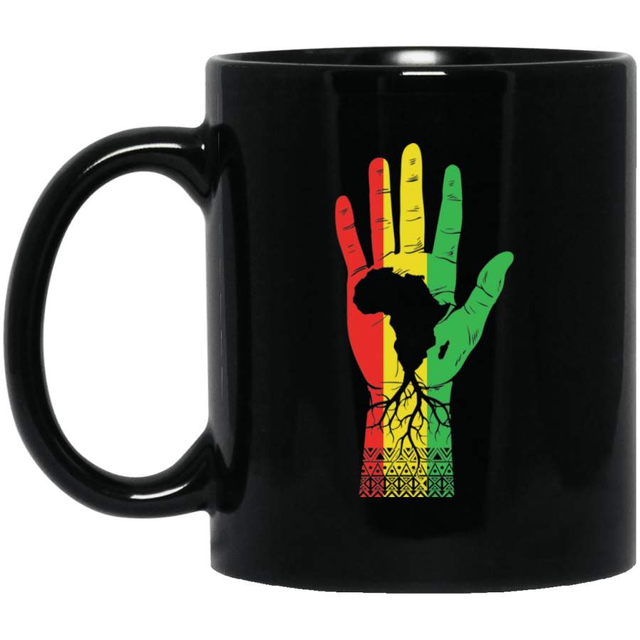 Africa Map In Hand Mug