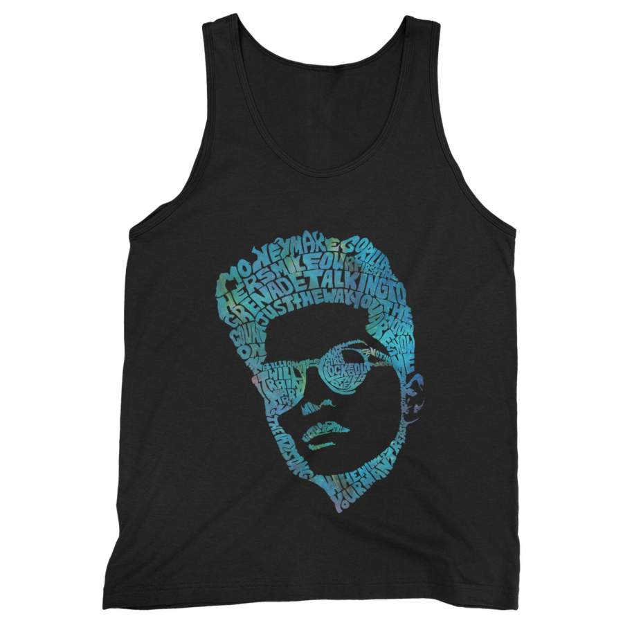 Bruno Mars Balloon Typography Man’s Tank Top