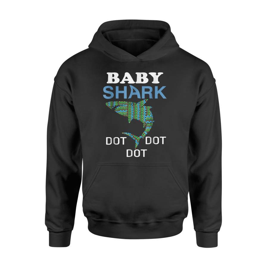 Baby-Shark-Dot-Dot-Dot Gifts International-Dot-Day Hoodie