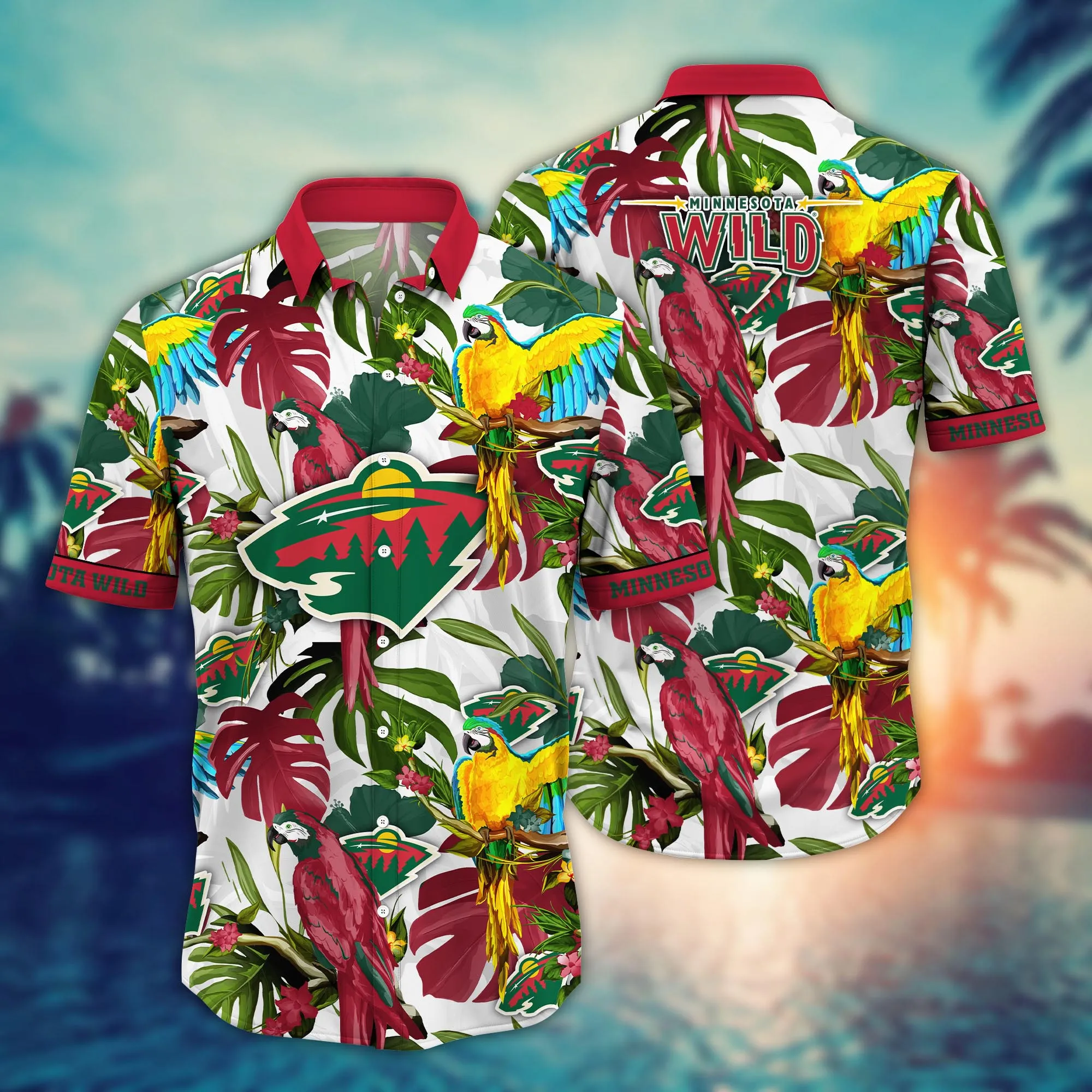 Minnesota Wild Nhl Hawaiian Shirt Picnicstime Aloha Shirt