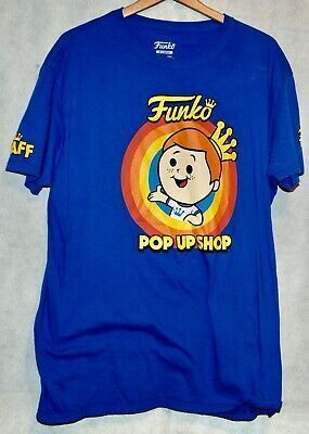 Pop Up Shop Staff Shirt Royal Blue Rare Toy Yellow Orange Rare Shirt