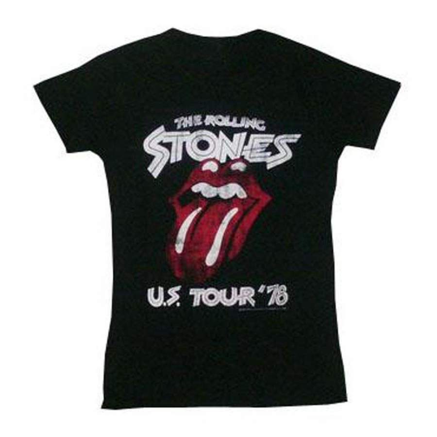 The Rolling Stones US Tour 78 Women’s Tapered T-Shirt