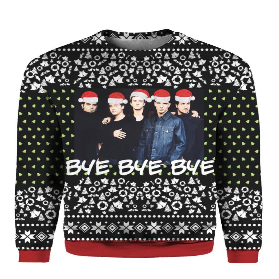 Nsync Band 3D Print Ugly Christmas Sweater