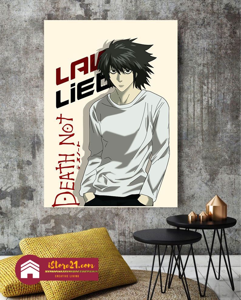 Lawliet Canvas Poster Gift For Fan, Friends, Home Decor, Wall Art