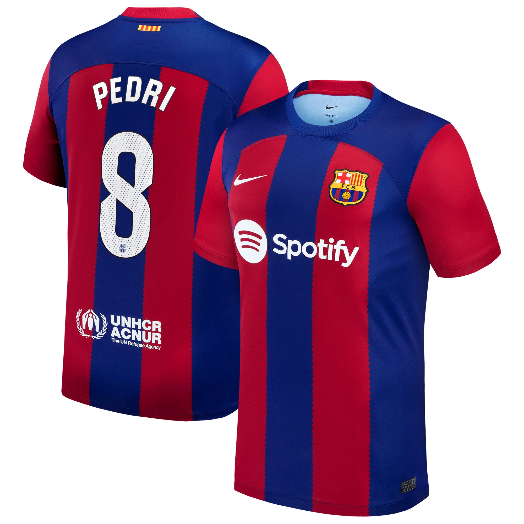 Pedri Barcelona 2023/24 Home Replica Jersey – Royal