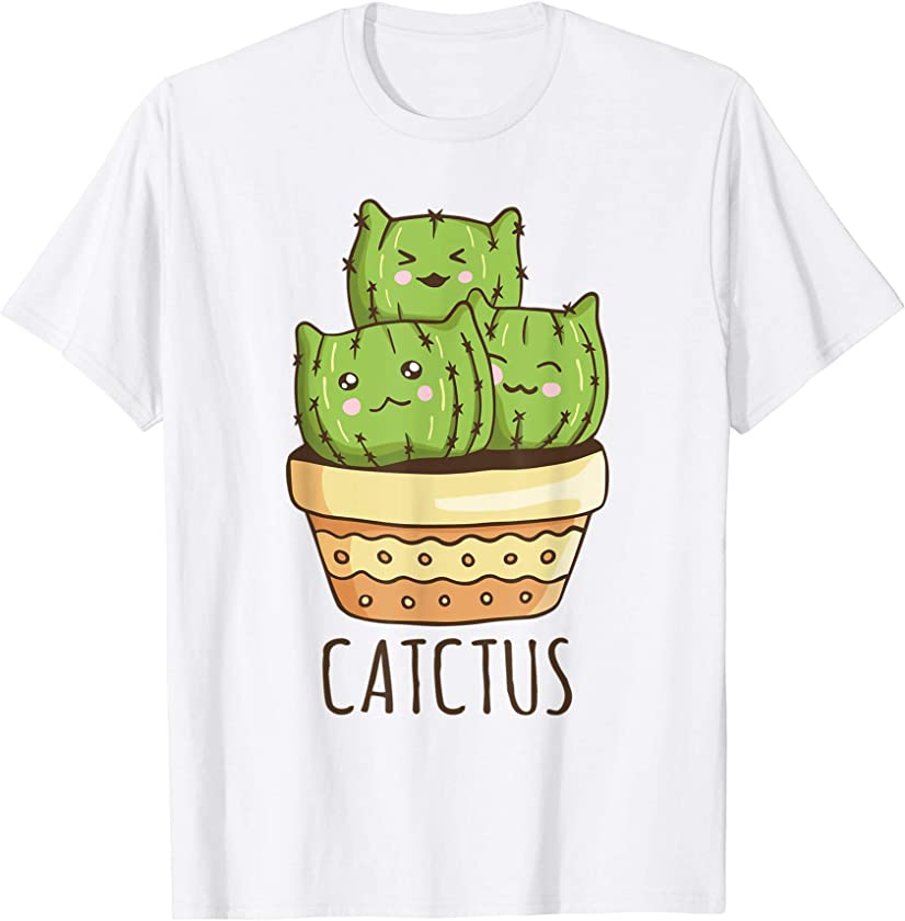 Catctus Cat Kitty Kitten Funny Fun T-Shirt