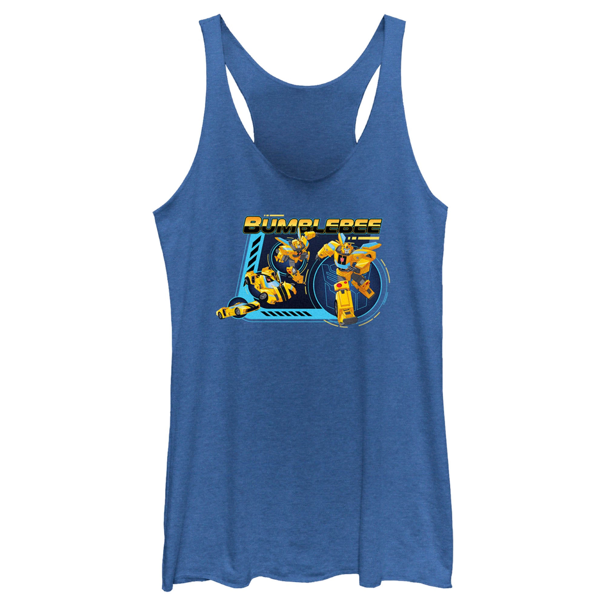 Women’S Transformers: Earthspark Transforming Bumblebee Racerback Tank Top