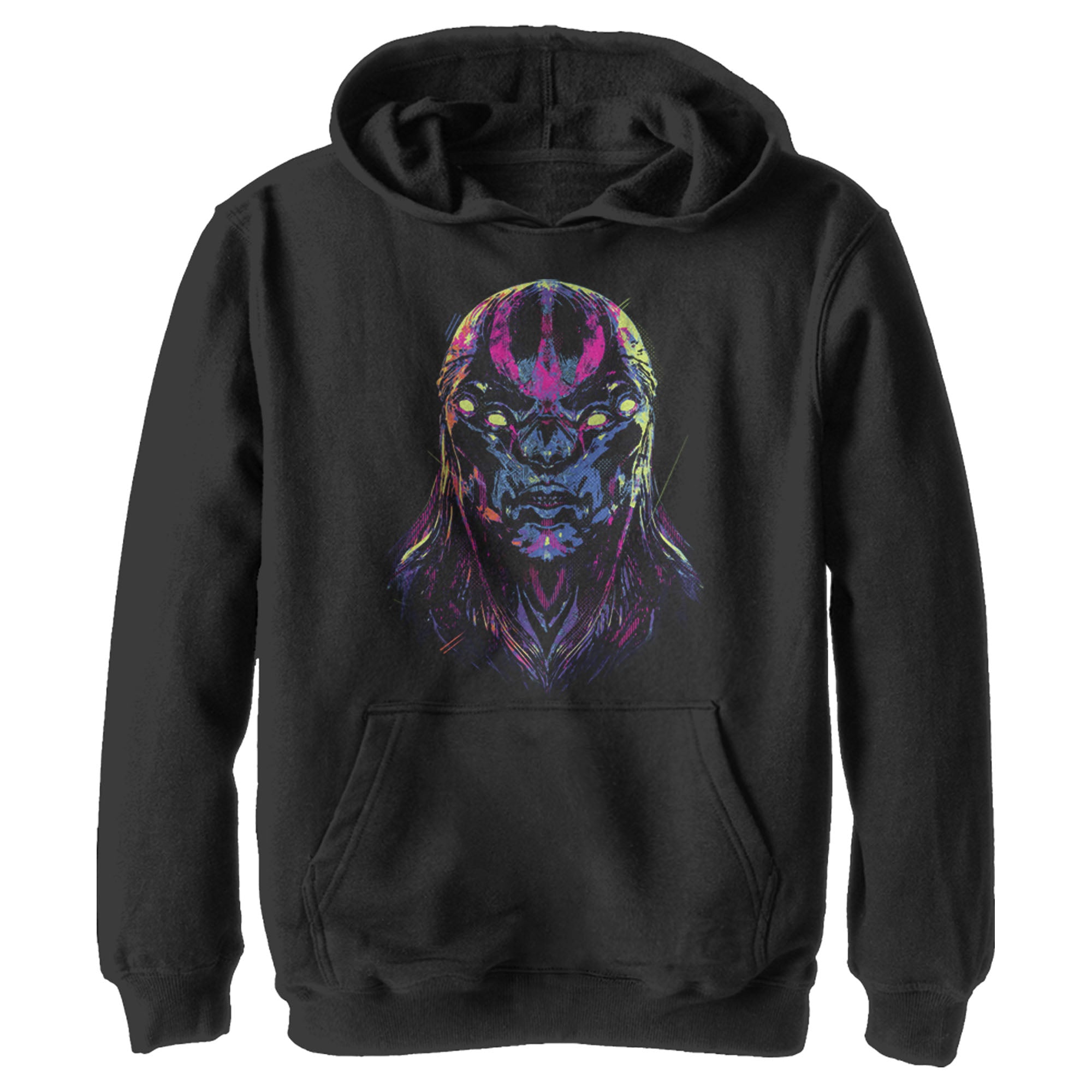 Boy’S Marvel Eternals Kro Devious Face Pull Over Hoodie