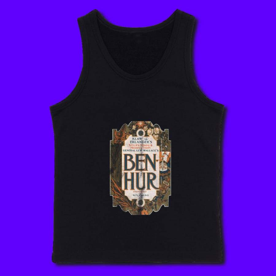 Ben Hur Vintage Poster New Movie Men’S Tank Top