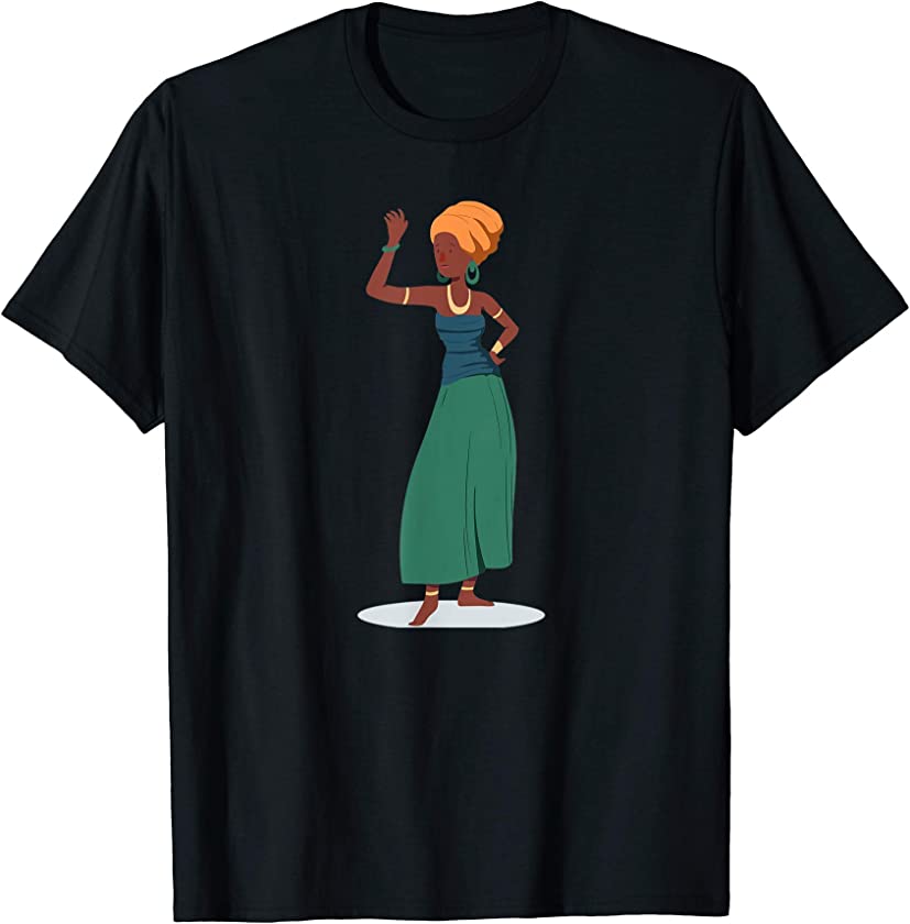 African American Black History Afro BHM Woman Queen T-Shirt