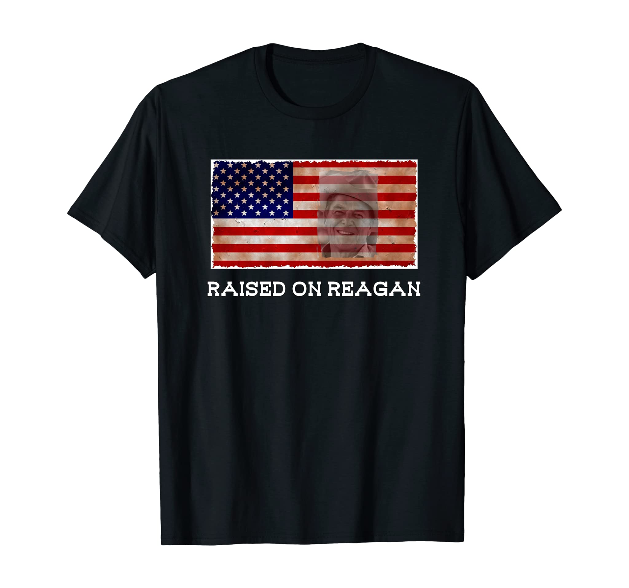 Raised On Reagan T-Shirt For Conservative Americans