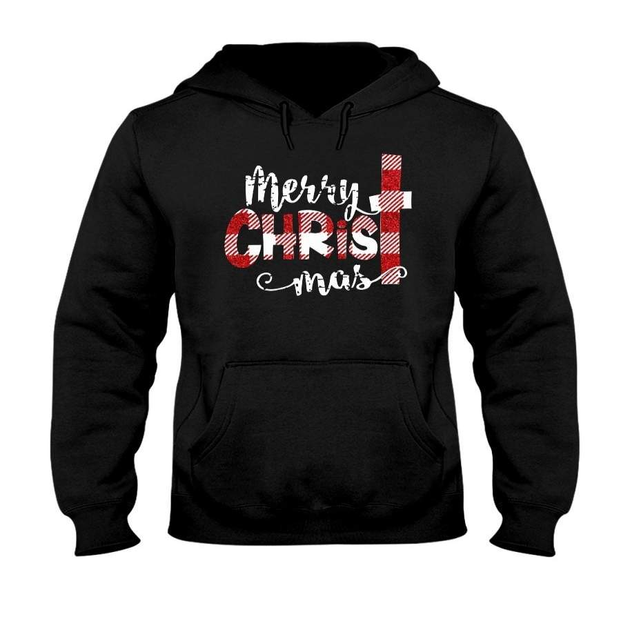 Merry Christmas Red Plaid Custom Shirt Hoodie