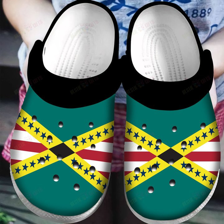 Jamaican American Flag Crocs Classic Clogs Shoes Pancr0655