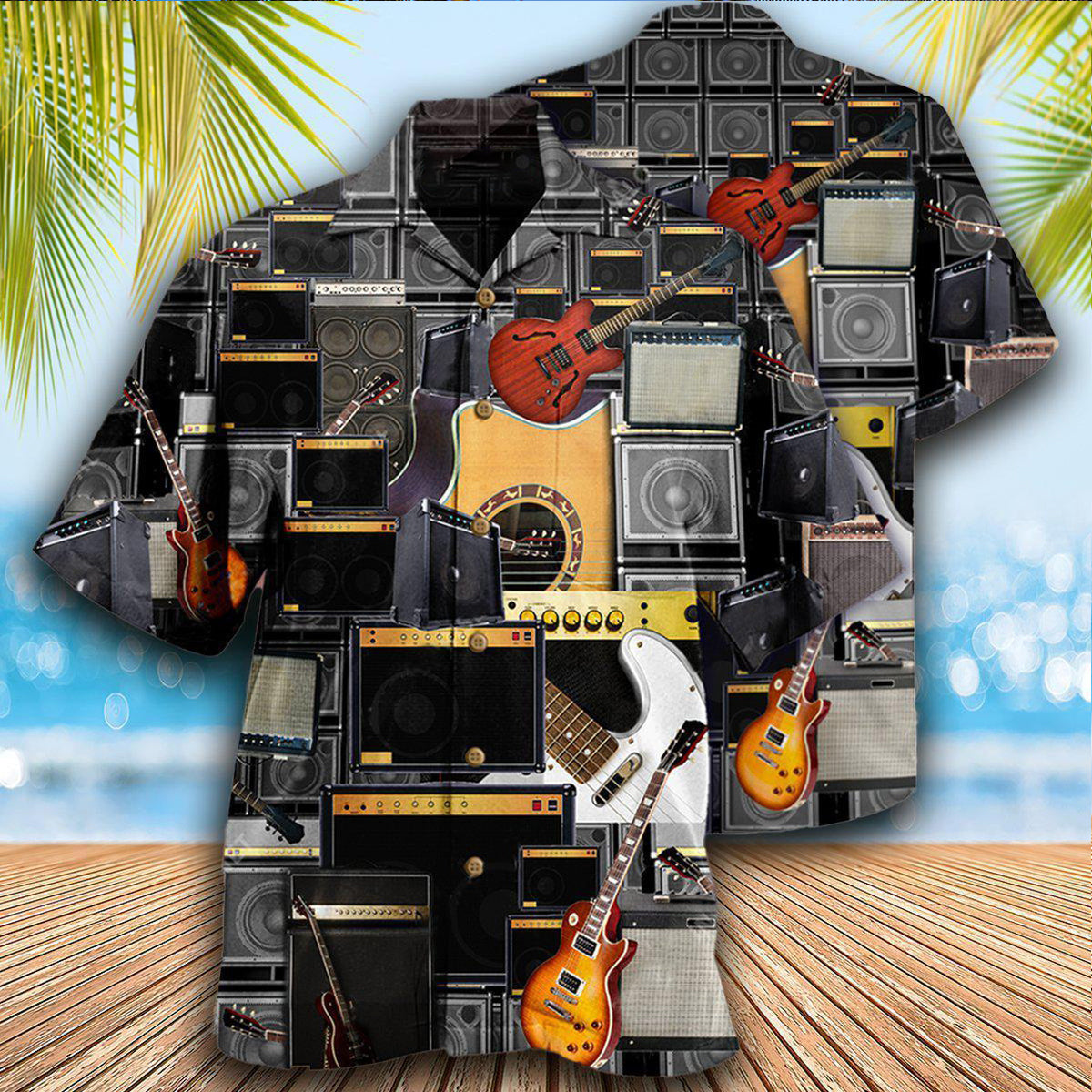 Music Control A Big Amplifier As Control An Elephant Hawaiian Shirt