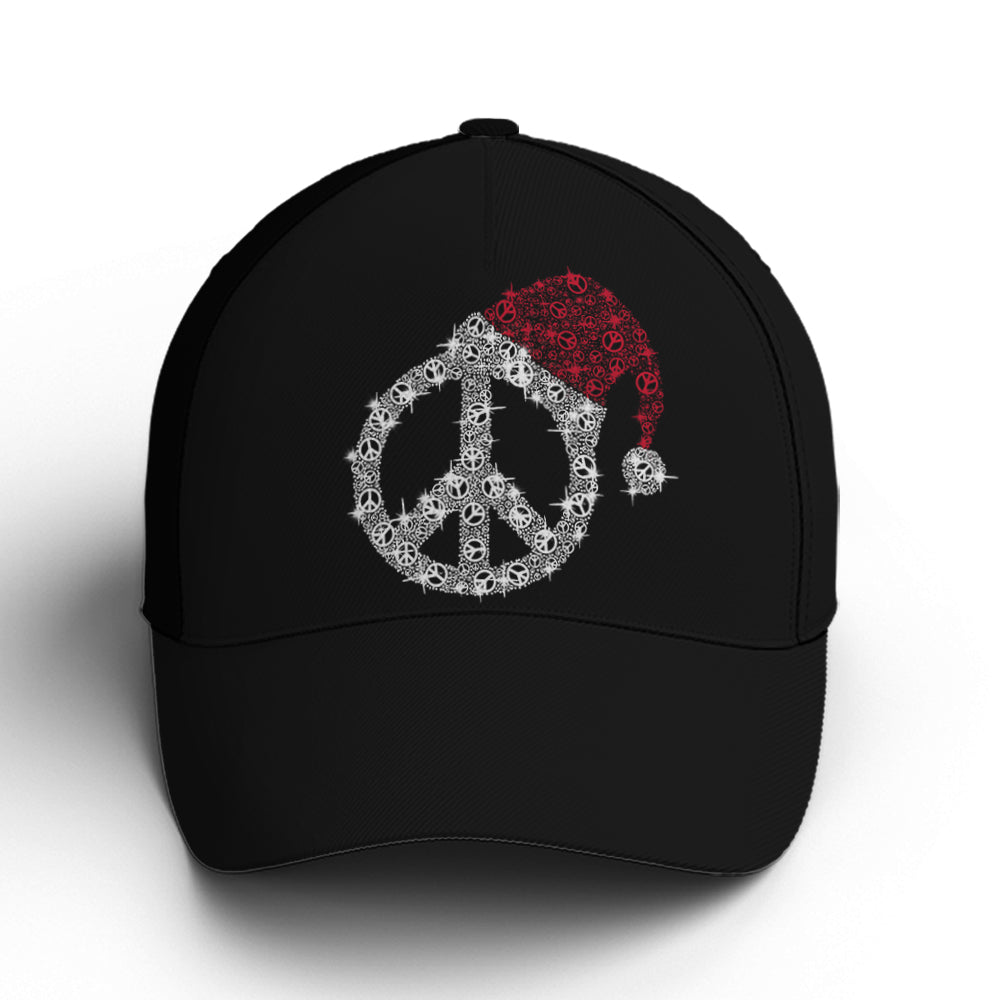 Santa Hippie Classic Black Baseball Cap Coolspod