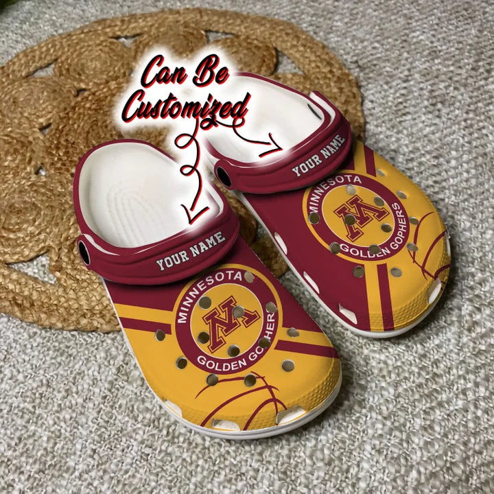 Custom Crocss – Minnesota Golden Gophers University Sports Basketball Clog Shoes