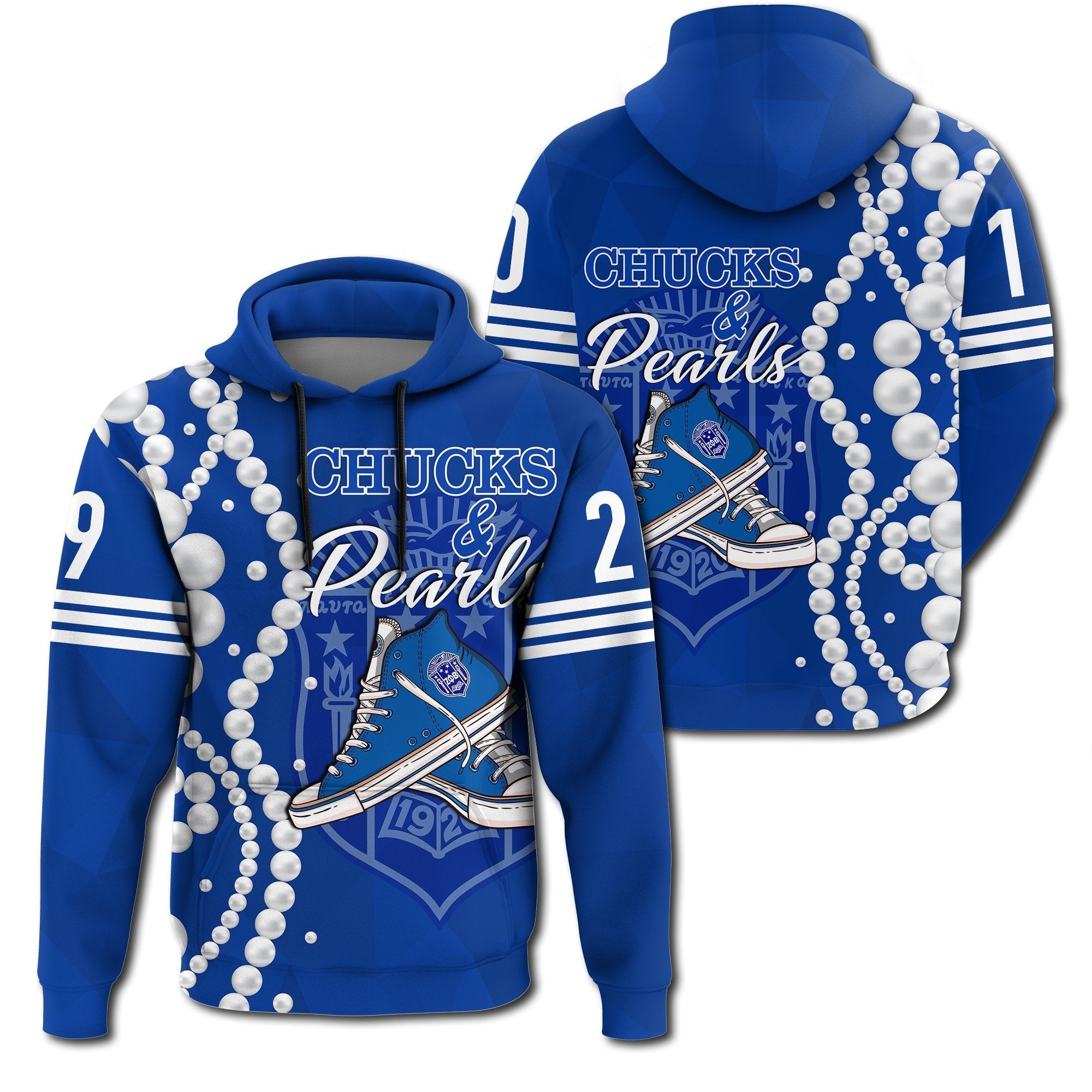 Sorority Hoodie – Zeta Phi Beta K.H Pearls Hoodie