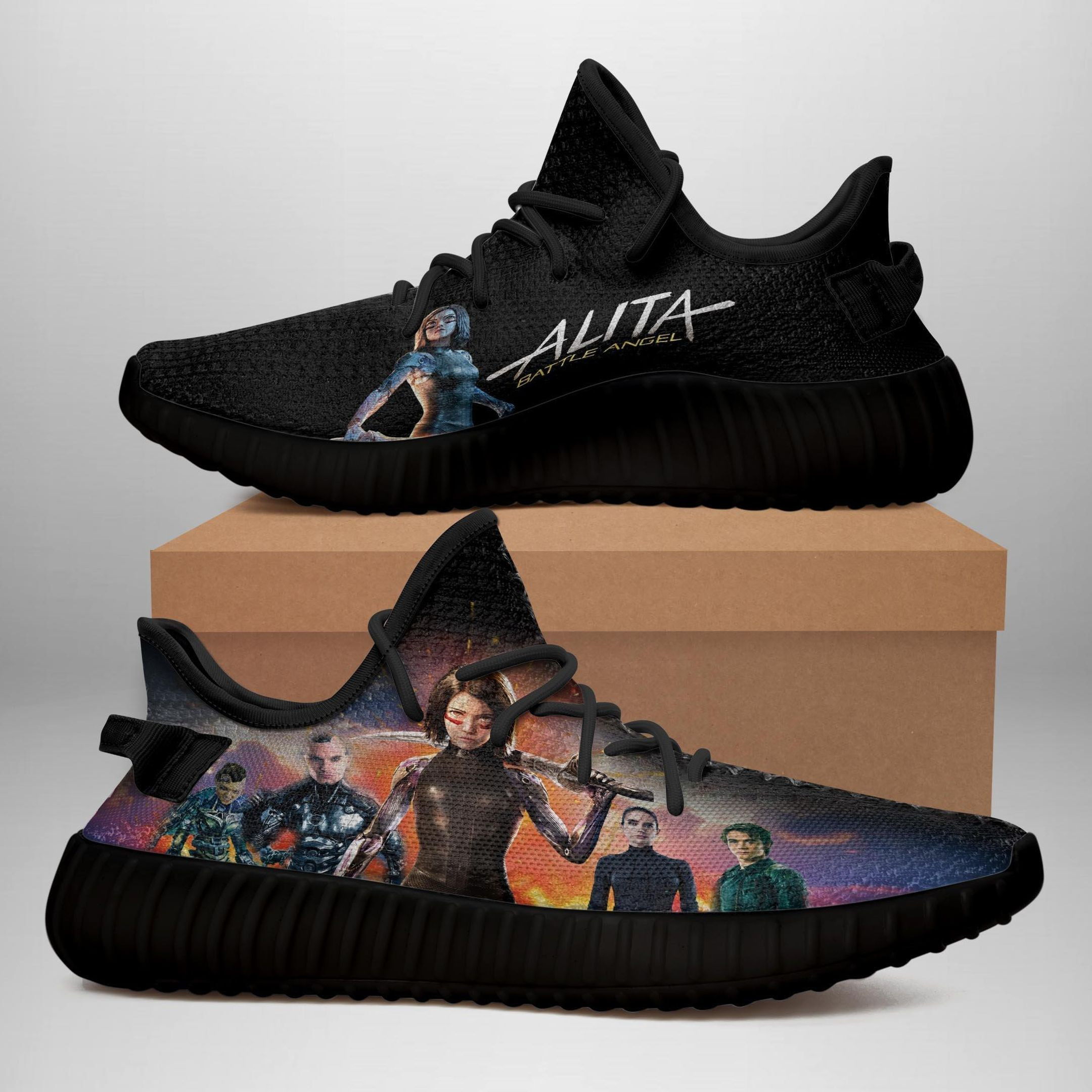 Alita Black Yeezy Sneakers Pt032B